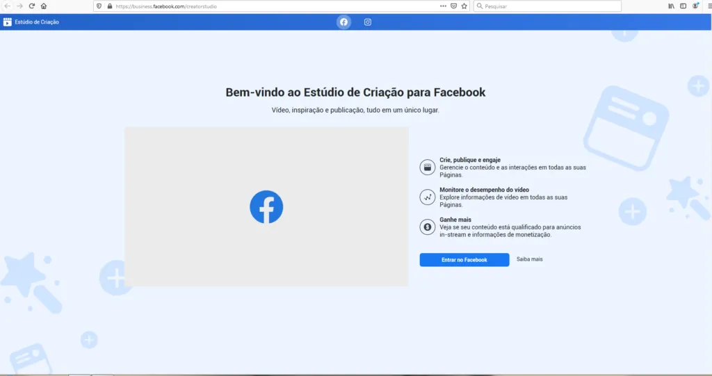 Facebook Estúdio de Criação