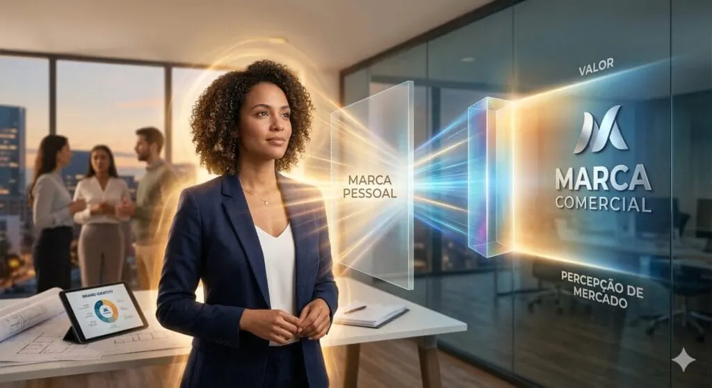 De dentro para fora: a marca pessoal como pilar da percepção de valor da marca comercial